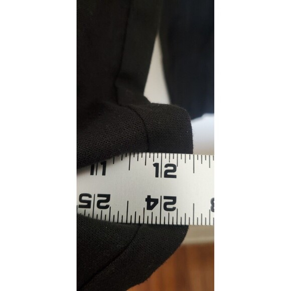 Old Navy Linen Pants High Rise Wide Leg Straight Comfort Waist Rayon Black Sz L - Picture 12 of 16